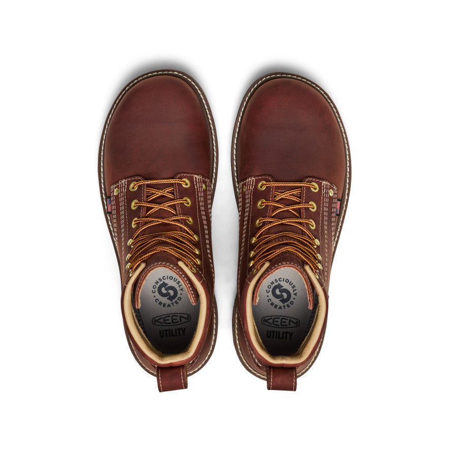 Men's Liberty 6 Waterproof 90° Heel Boot (Soft Toe) | Bombay Brown/Gum - Image 4