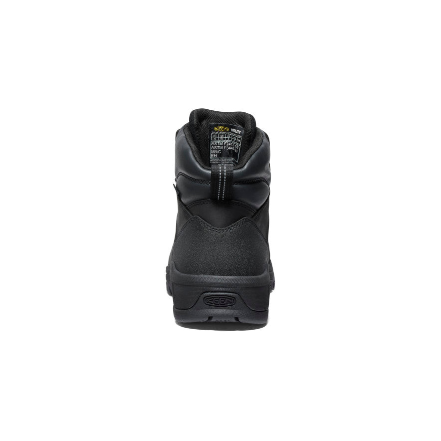 Men's Evanston 6 Waterproof Boot (Carbon Toe) | Black/Black - Image 5