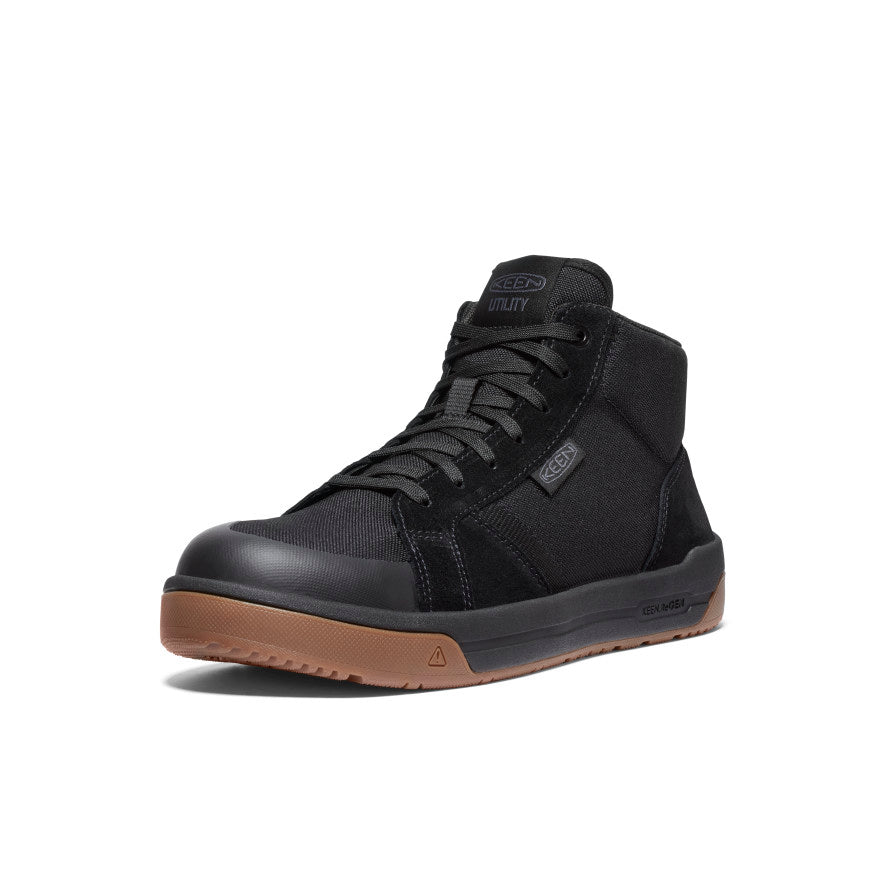 Men's Kenton Mid Work Shoe (Carbon Toe) | Black/Gum - Image 3