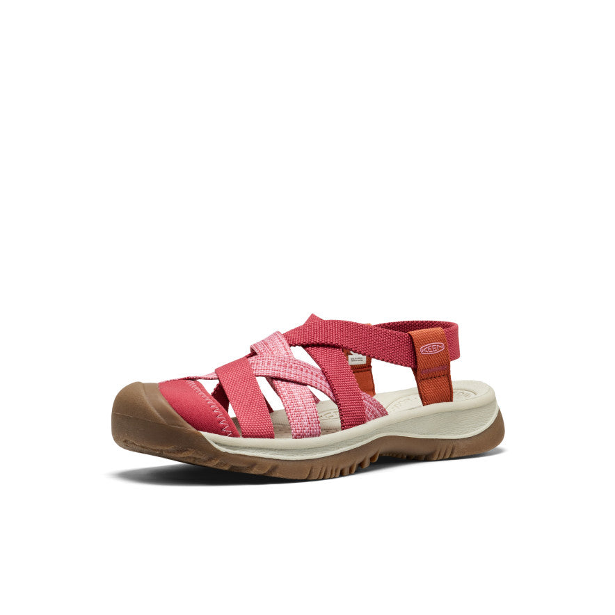 Women's Whisper Lattice Sandal | Garnet/Burnt Brick - Image 3