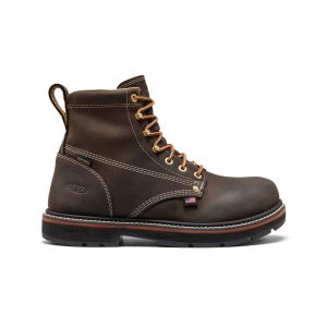 Men's Liberty 6 Waterproof 90° Heel Boot (Carbon Toe) | Coffee Bean/Black