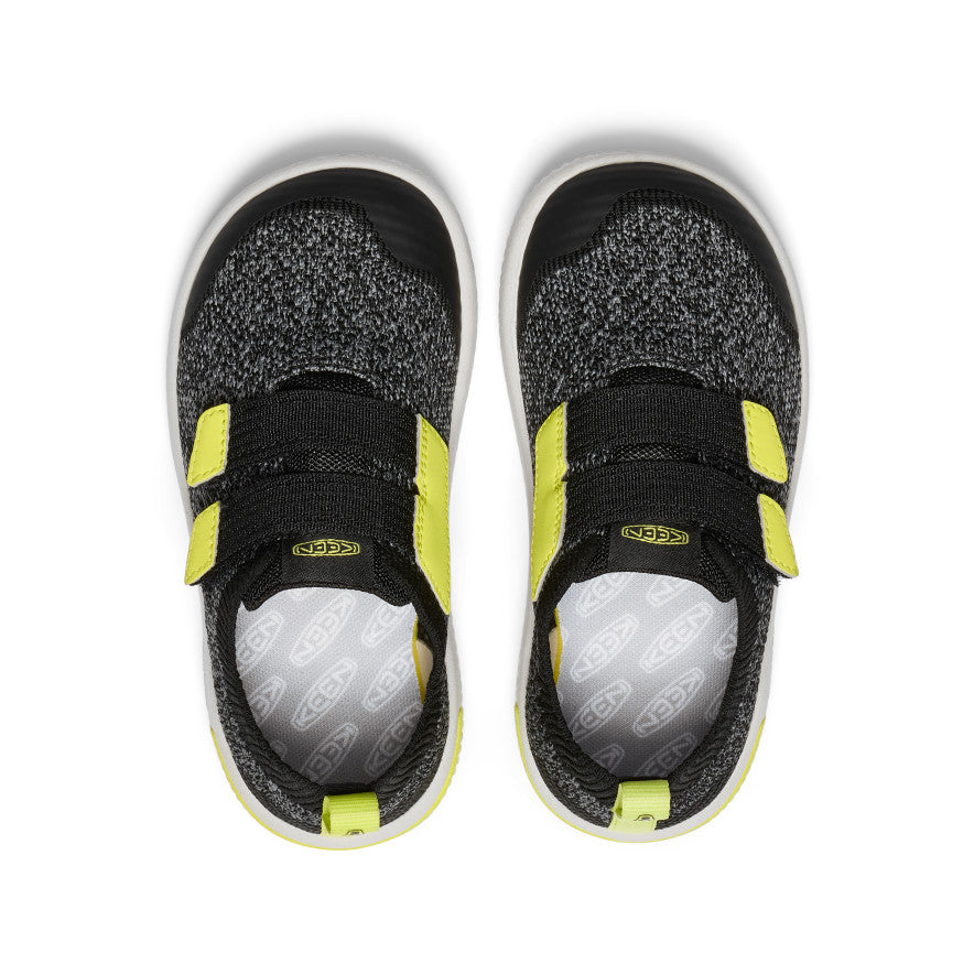 Little Kids' KNX Knit Double Strap | Black/Evening Primrose - Image 4