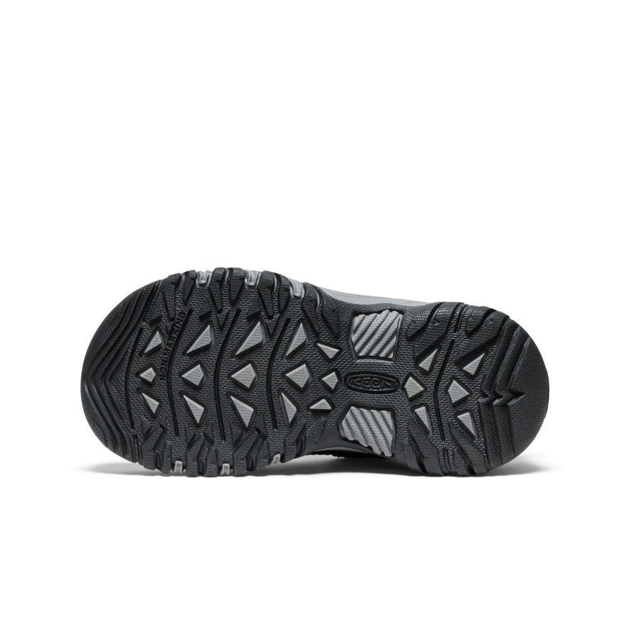 Little Kids' Targhee IV Waterproof Hiking Shoe | Black/Steel Grey - Image 6