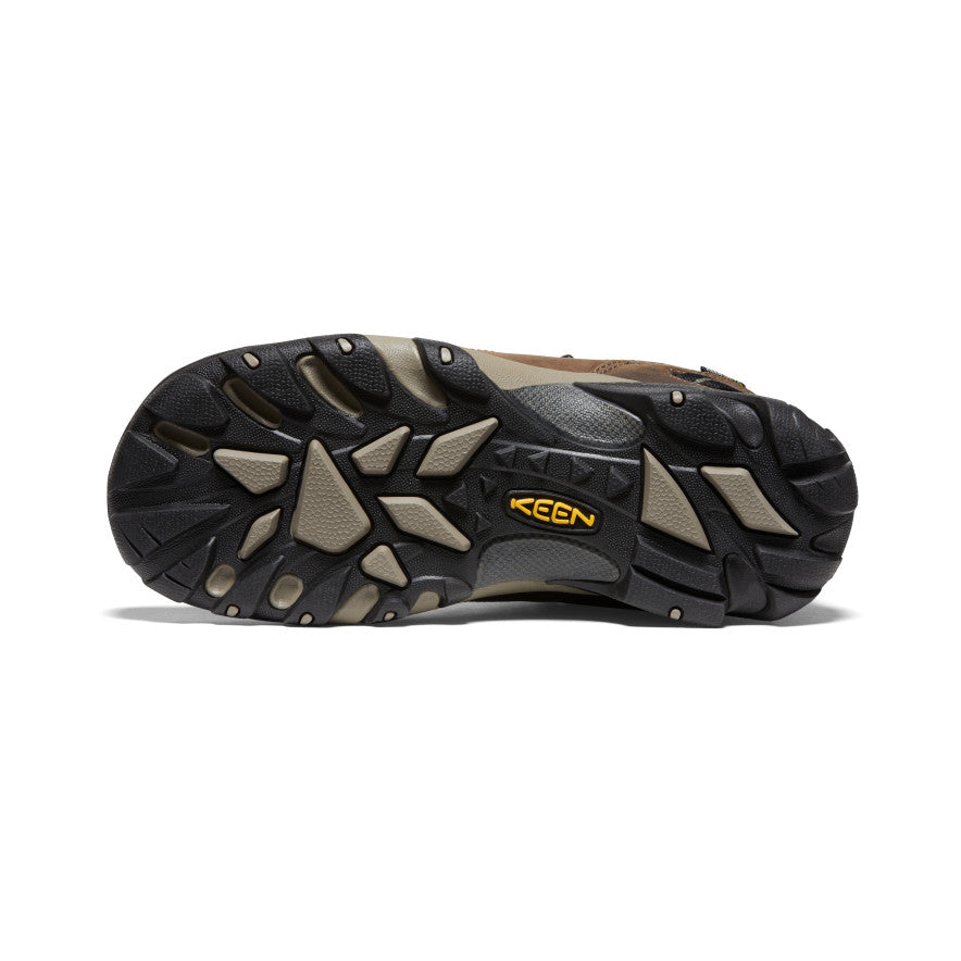 Men's Targhee II Mid Waterproof Hiking Boots | Shitake/Brindle - Image 4