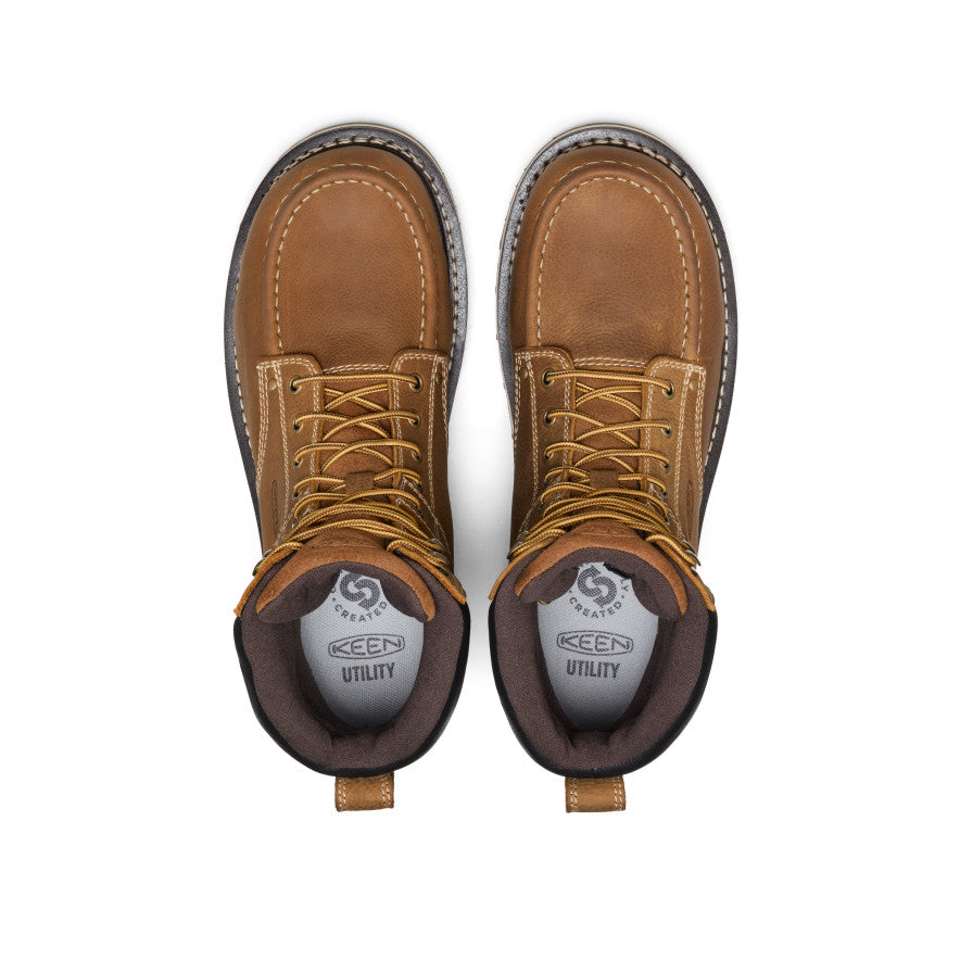 Men's Cincinnati 8 Waterproof 90° Heel Boot (Carbon Toe) | Belgian/Sandshell - Image 4