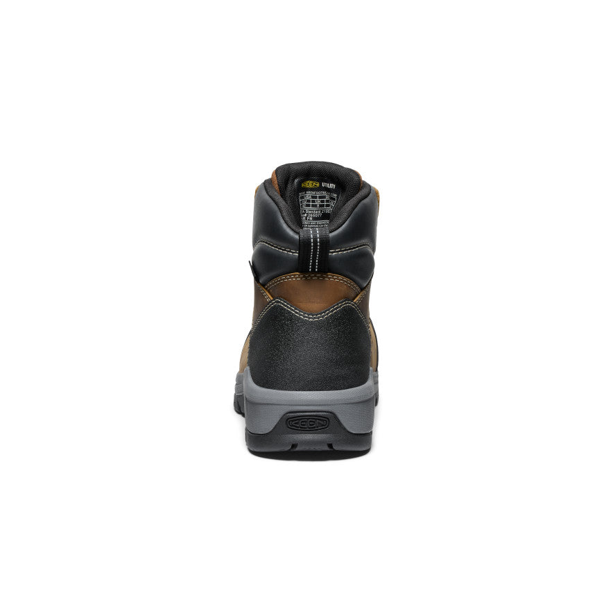 Men's CSA Evanston 6 Waterproof Boot (Carbon Toe) | Bison/Black - Image 5