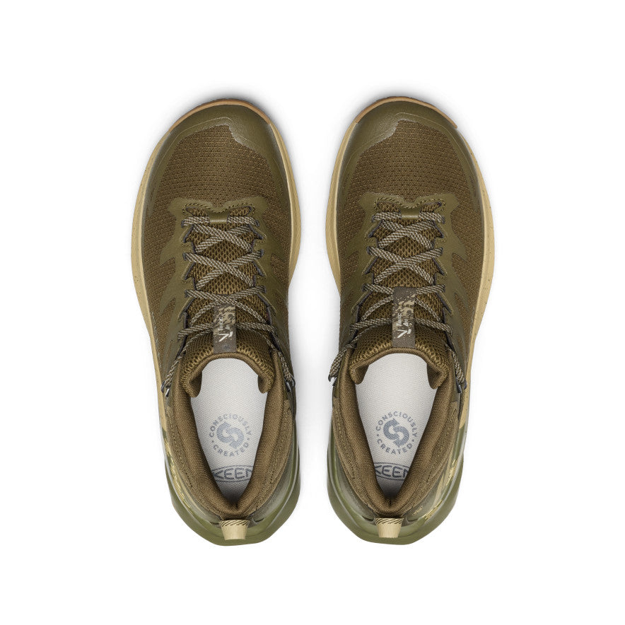 Men's Targhee Apex Wide Waterproof Hiking Boot | Dark Olive/Khaki - Image 4