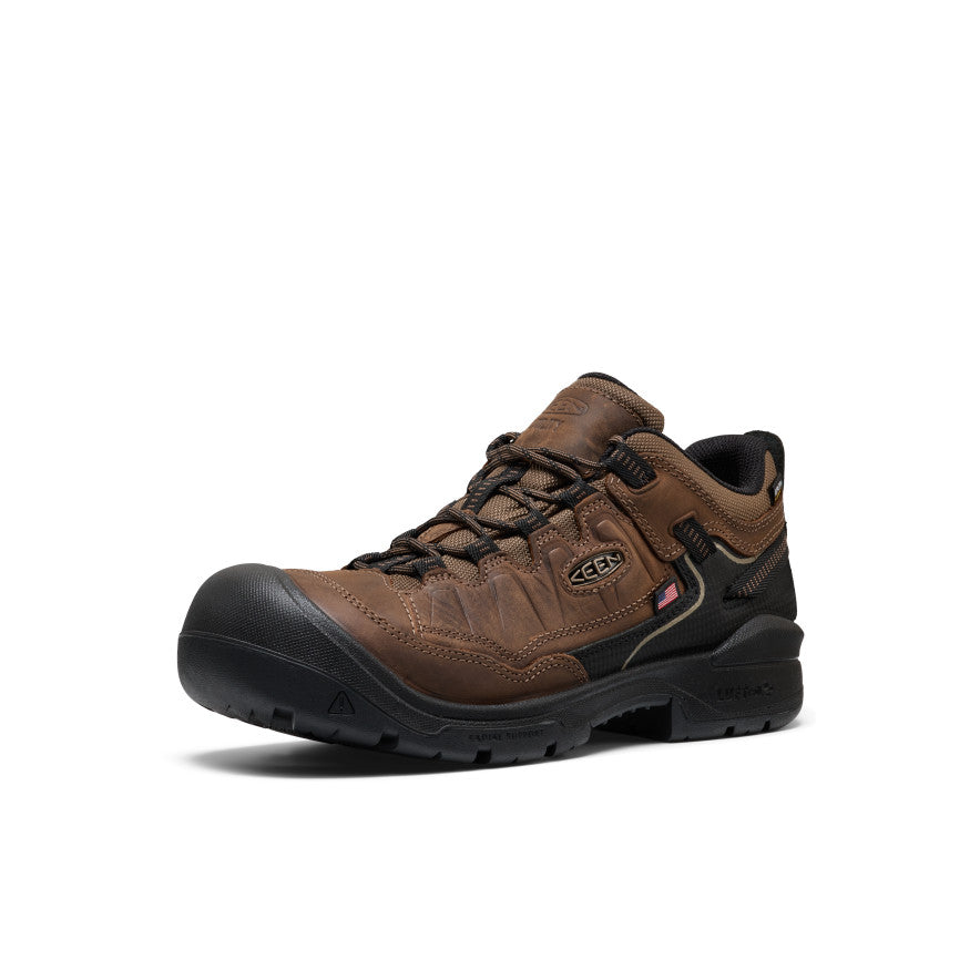Men's Targhee IV Waterproof Work Shoe (Carbon Toe) | Dark Earth/Black - Image 3