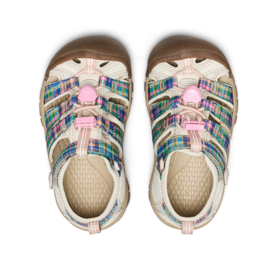 Little Kids' Newport H2 | Gingham/Orchid Smoke - Image 4