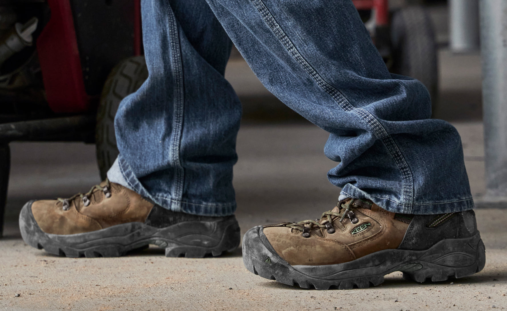 Men's Pittsburgh Energy 6 Waterproof Boot (Carbon Toe)  |  Bison/Black - Image 7