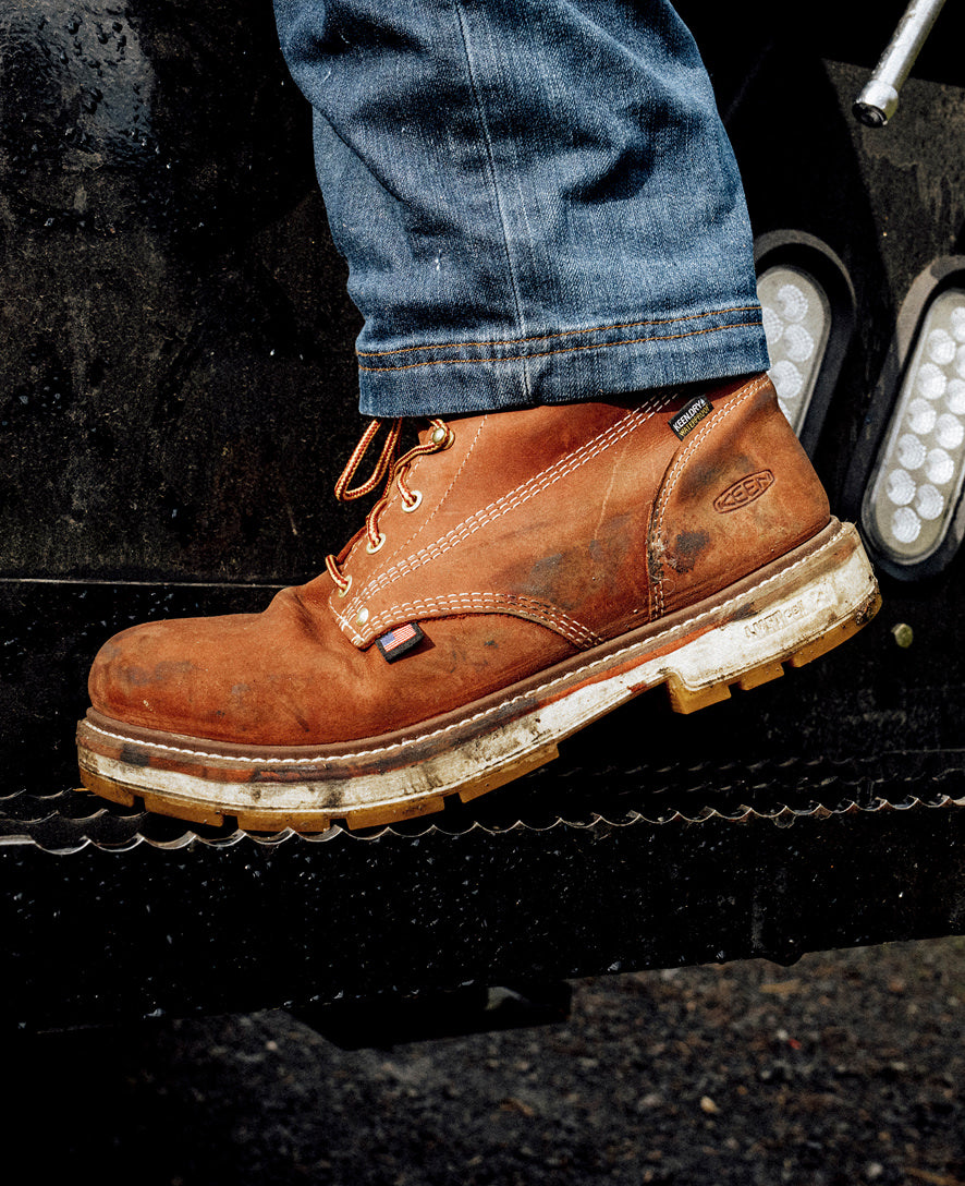 Men's Liberty 6 Waterproof 90° Heel Boot (Soft Toe) | Bombay Brown/Gum - Image 9
