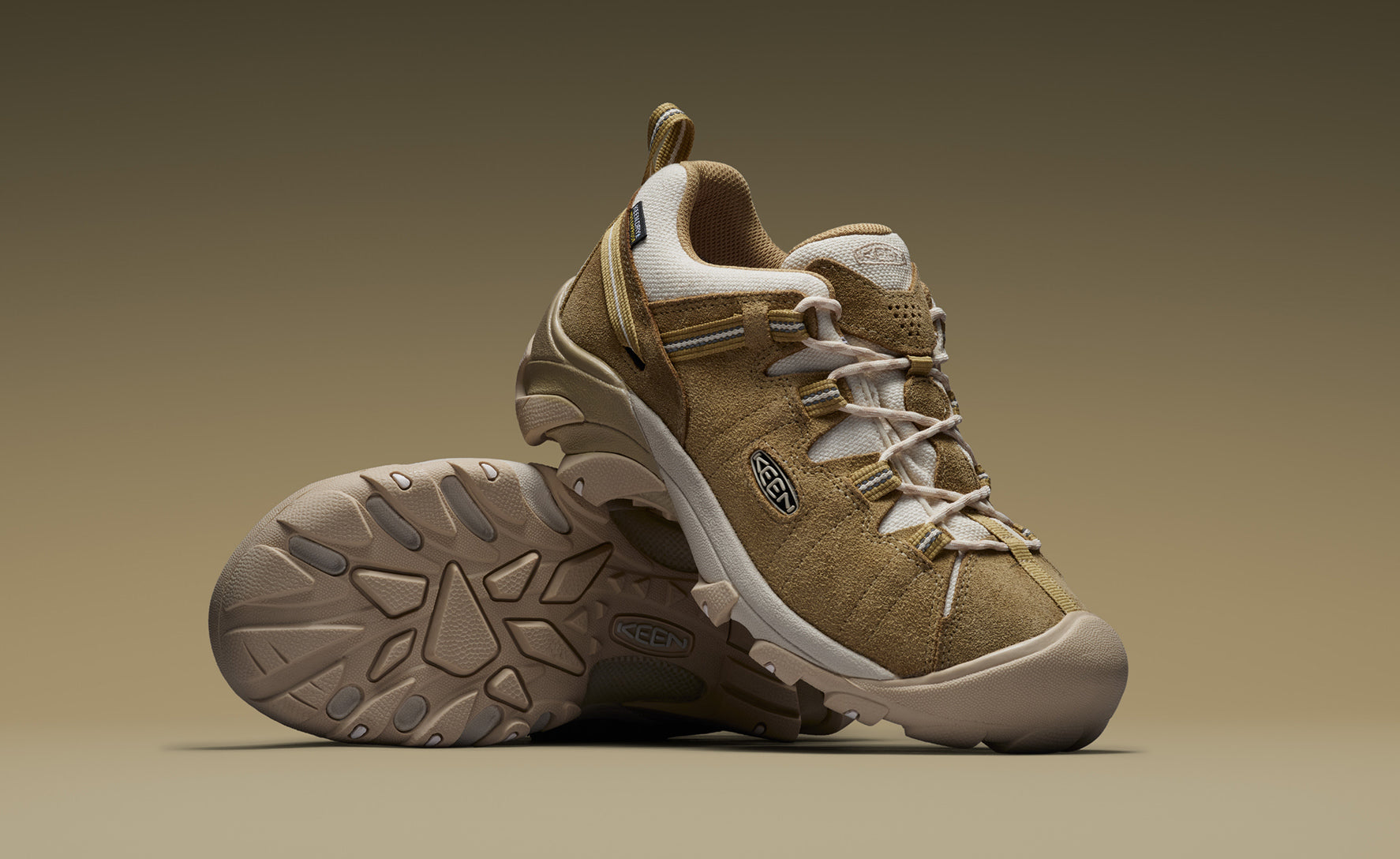 Men's Targhee II Waterproof Wide | Cascade Brown/Golden Yellow - Image 6