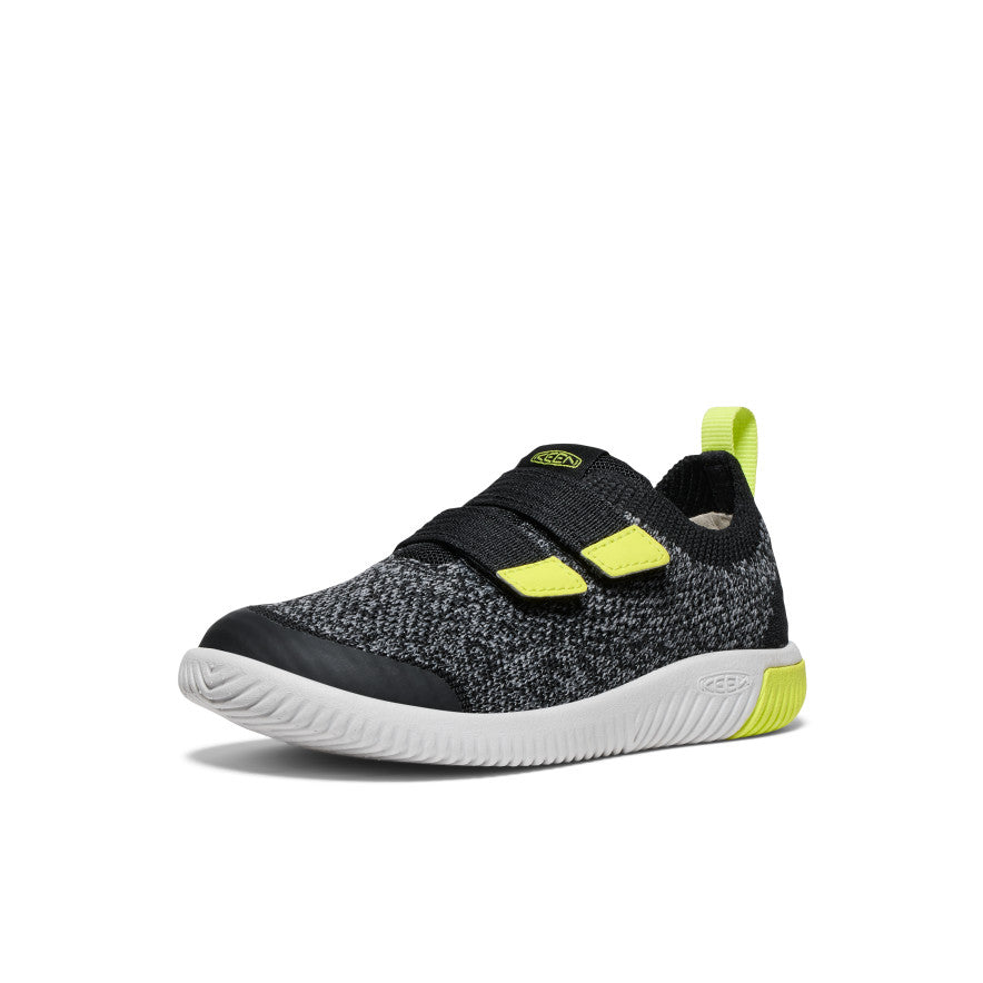 Little Kids' KNX Knit Double Strap | Black/Evening Primrose - Image 3