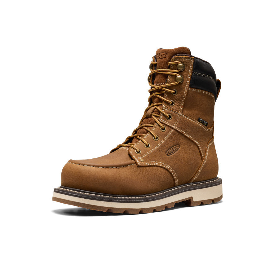 Men's Cincinnati 8 Waterproof 90° Heel Boot (Carbon Toe) | Belgian/Sandshell - Image 3