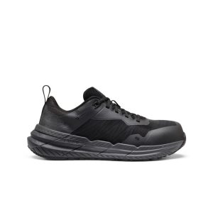 Women's Speedworks ESD Work Sneaker (Carbon Toe) | Black/Black