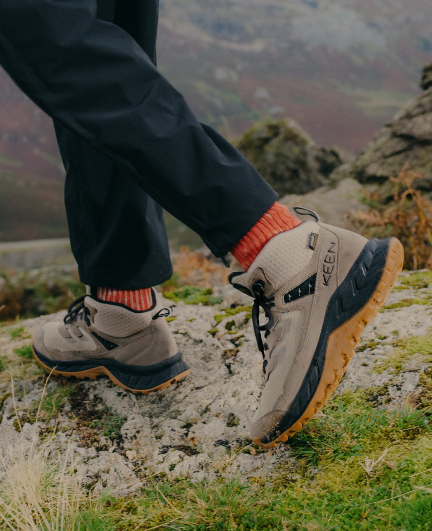 Men's Hightrail Waterproof Hiking Boot | Safari/Steel Grey - Image 8